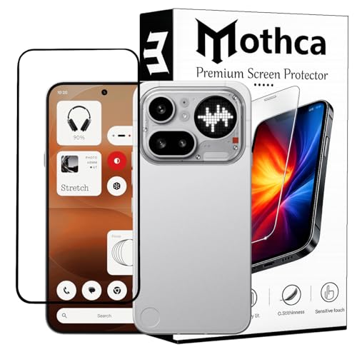 Image of Mothca Advanced Tempered Glass Screen Protector Compatible for Nothing 4A Pro with Edge to Edge Coverage - Case Friendly, Anti-Scratch & Bubble-Free Installation Kit