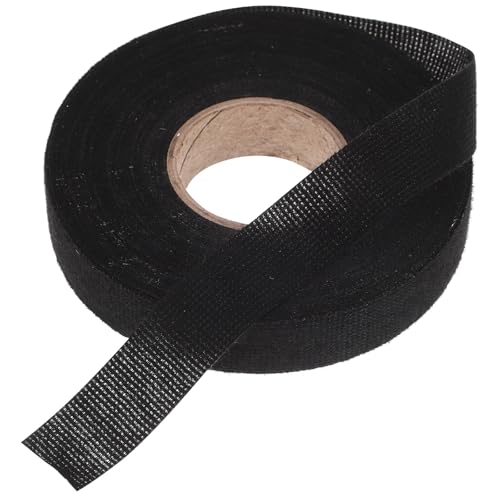 Mikinona Cinta Aislante Negra de 19 Mm X 20 M Resistente al Calor Agua Cinta Eléctrica Multifuncional para Cableado y Uso Industrial de Alta Temperatura para Electricidad