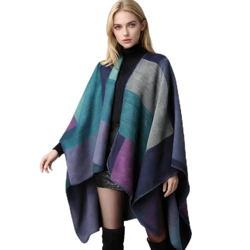 Listado de Poncho Ropa los 5 más buscados. 45 Poncho y Capas para Mujer, Chal Pashmina Grande con Frente Abierto, Bufandas y Rebozo Suave de Cuadrícula, Estolas de Punto Invierno, Chalinas Fiesta Elegantes, Mantón Regalo...