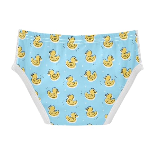 Little Boys Briefs Yellow Duck Soft Cotton Toddler Underwear in Sizes 2/3t, 4t, 5t, 6 and 82