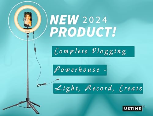 Image of Youtuber Kit | 10 inch Ring Light | Extra-Long Selfie Stick with Large Reinforced Tripod Upto 67 inch /170 cm with, BT Remote, Fb Videos, Reels. (Tripro X5 + 10 inch Light, No Mic)