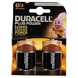 Duracell Plus Power Pilas Alcalinas D, paquete de 2