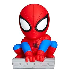 Worlds Apart Lampada da notte e torcia Spider-man-Goglow Buddy, 12,5 x 8,0 x 8,5 cm