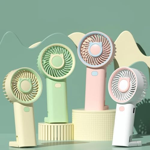 Image of Crackles Portable Handheld Mini Fan - USB /Battery Rechargeable, High-Speed Cooling for Travel, Office & Outdoor Use | Personal Fan, Mini USB Fan - Multi Color