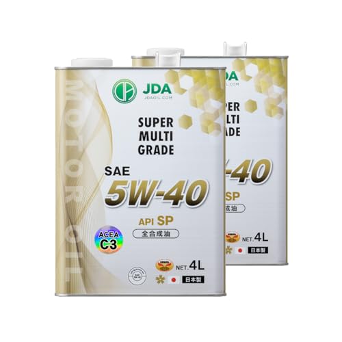 Amazon | JDA ユーロ エンジンオイル 5W-40 SP / C3 4L 全合成基油 4L