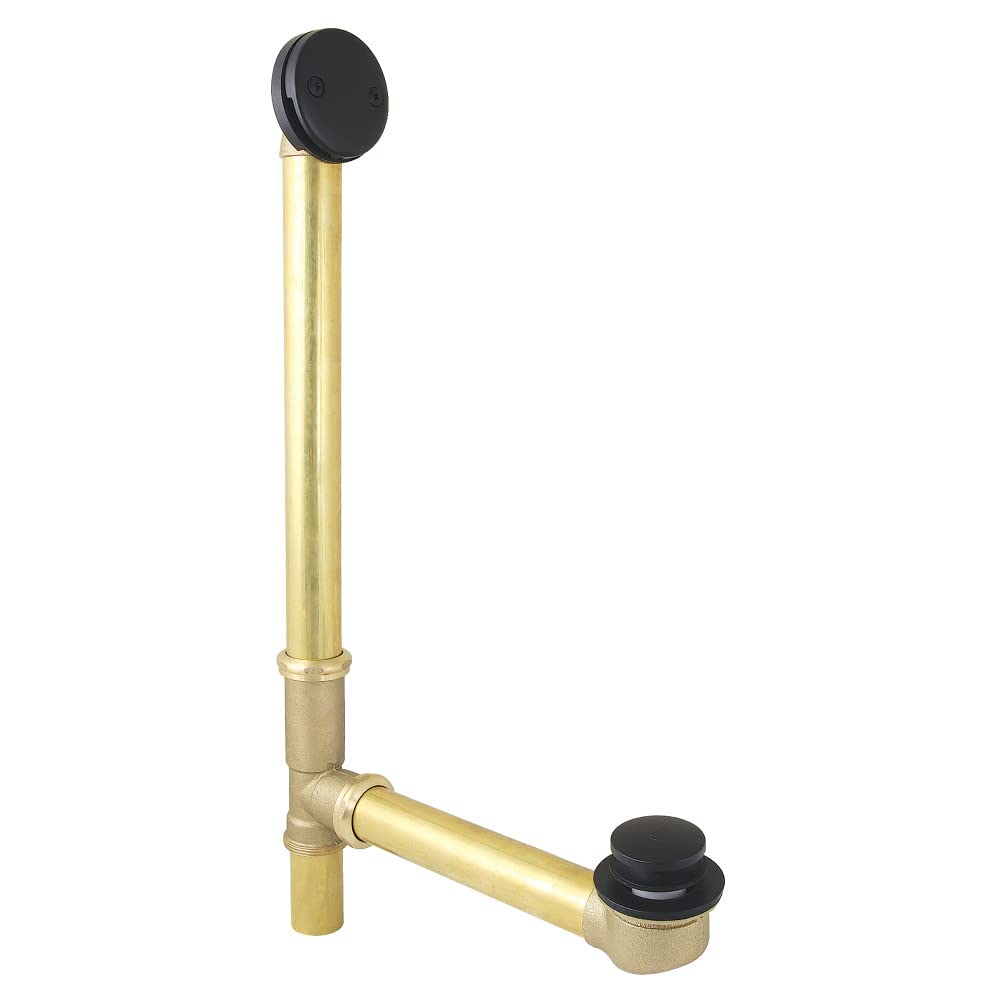 Vidage et trop-plein de baignoire noir mat Kingston Brass DTT2200