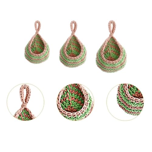 Cestas colgantes de frutas para cocina: despide el desorden en encimeras con este set boho 6