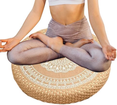 Cojín Para Sentarse En El Suelo | Cojines De Meditación Para Yoga...