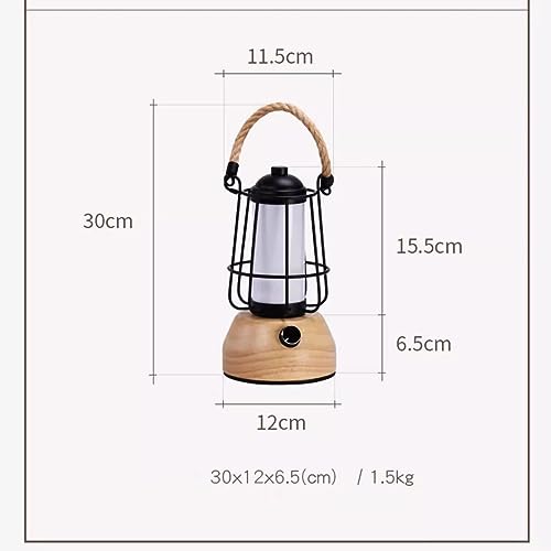 Lampe de transport rechargeable en métal pour solutionner l'éclairage de nuit