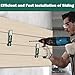 Koalafast Siding Tools-Adjustable Siding Hooks 5/16 Inch,3/8 Inch,7/16 Inch for Versatile House Siding,Lap Siding Gauge,Vinyl Siding Repair Kit Carpenters Essential 2 Packs