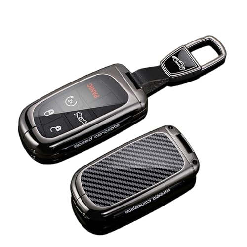Coque de clé compatible avec Jeep Grand Cherokee | Rénovez votre boîtier usé 2 à 5 boutons en noir