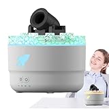 Aromatherapie-Diffusor – 13,2 X 14,2 cm Großer Ultraschall-Luftbefeuchter, 280 Ml Tankinhalt, Siebenfarbiges LED-Licht, Leiser Betrieb | Timer-Auto-Off-Schutz, Luftbefeuchter Mit Ätherischen Ölen Für