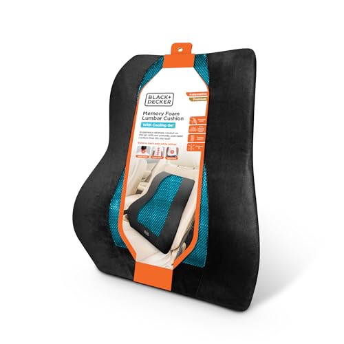 BLACK+DECKER Gel Lumbar Support Pillow