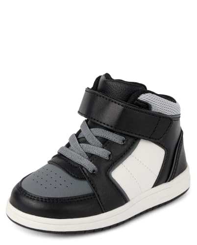 Image of The Children's Place Boys Boys Casual Lace Up Hi Top Sneakers