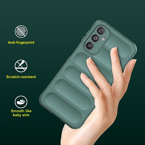Image of amazon basics Back Case Cover for Samsung Galaxy A25 5G | Compatible for Samsung Galaxy A25 5G Back Case Cover | Liquid Silicon Case for Samsung Galaxy A25 5G with Camera Protection | DarkGreen