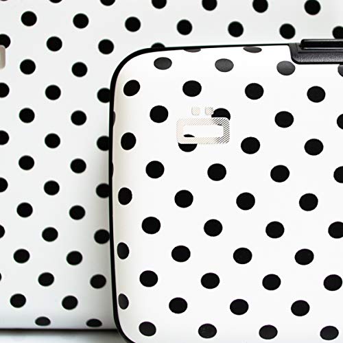 Image of OGON -DESIGNS- Aluminum card holder, RFID Protection against fraud and demagnetization, Compact wallet, Smart Case STOCKHOLM V1 model (Dots)
