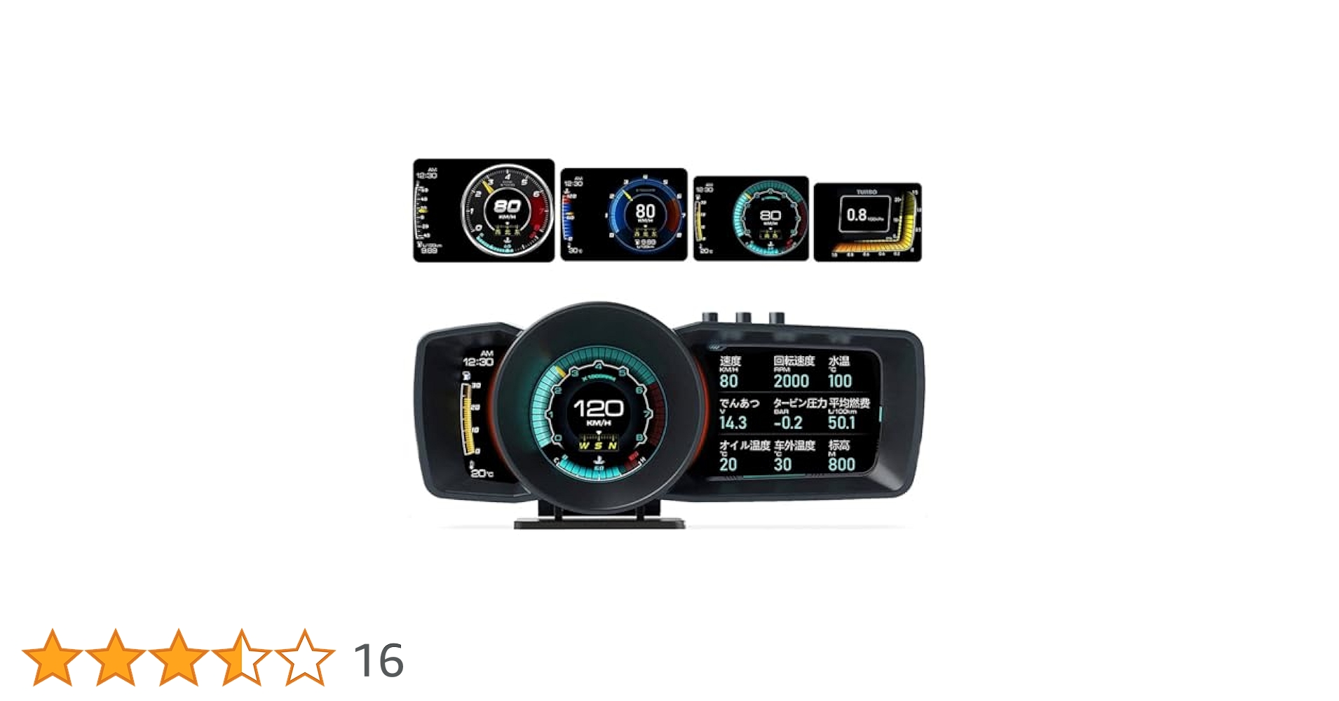 A600‐日本語版　OBD2/GPSモード　ヘッドアップディスプレイ Amazon.co.jp: 【2023年日本語版 新登場】OBD2/GPSモード ヘッド