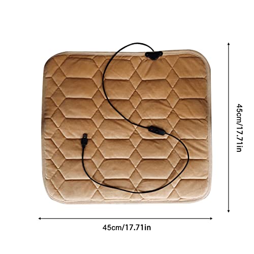 image for NEFLUM Heated Seat Cushion for Car USB, Comfort Seat Pad for Car Seat 