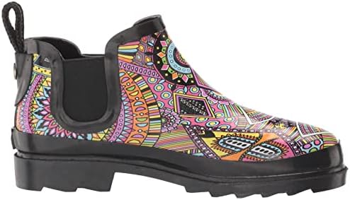 Sakroots Women's Rhyme Rain Bootie Boot, Rainbow Wanderlust, 8 | Image 5