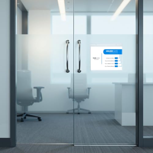 AHANDMAKER 3 Packung Transparenter Schilderhalter Aus Acryl 8.5x11(1) cm Wandhalterung Horizontaler Rahmen Mit Schrauben Für Büro Restaurant Zuhause Einzelhandel Geschäft Wanddekoration 11.02x9.25in