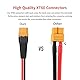 ELFCULB XT60 Y Splitter,12AWG XT60 Kabel 1 Stecker zu 2 Buchse Kabel für Drohne Quadcopter Lipo Akku(30cm)