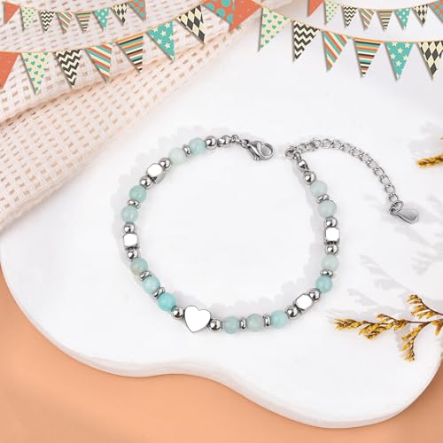 Birthday Bracelet Gifts for Her 13th 16th 18th 21st Happy Birthday Gift for Her Heart Bracelet Sweet 13 16 18 21 Birthday Gifts for Sister Friends Daughter Granddaughter Niece Mom Wife4