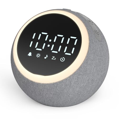 Dreamegg White Noise Machine, Sound Machine Baby Adults with Alarm Clock, 25 Soothing Sounds for Sleeping, Dimmable Display, Adjustable Volume, Night Light Sleep Aid for Home Office Sleep Relaxation