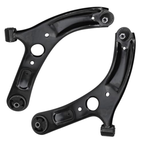 Image of Detroit Axle - 4pc Front Control Arms Kit for 2014-2018 Kia Forte Forte5 2014-2016 Forte Koup, 2 Lower Control Arms with Ball Joint Assembly 2 Sway Bar End Links Replacement