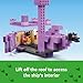 LEGO Minecraft The Ender Dragon and End Ship Building Set, Video Game Toy with 2 Minecraft Minifigures, Dragon Toy Action Playset for Kids, Birthday Gift for Boys and Girls Ages 8 and Up, 21264