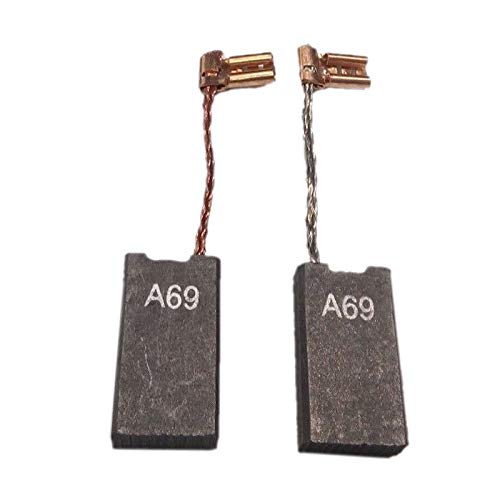 Jyving Spazzole in carbone per Bosch GBH5-40D GSH500 GSH5 TSH5000 GSH5X A69 - 18 V, resistenti, resistenti all'usura, per trapano avvitatore a percussione