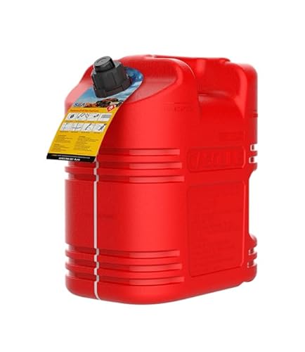 YaoFaFa Bidon d'essence 10 L - Bidon de carburant diesel avec indicateur de niveau de remplissage et arrêt automatique des buses d'huile