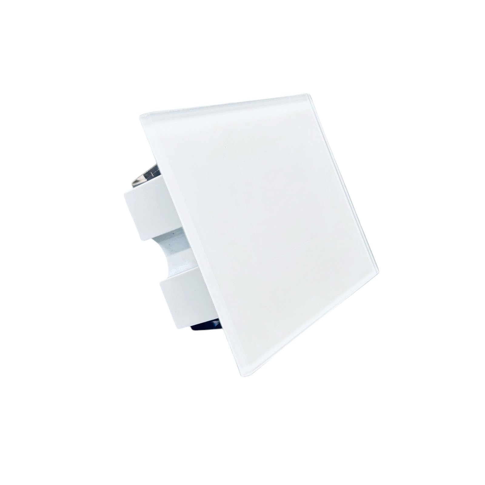 Kit 9 Segnapassi LED in vetro da Incasso per Scatola 503 CCT 3000K 4000K 6500K IP65 Esterno Interno 220V 4W 150 Lumen – Luce Selezionabile per Scale, Pareti, Muri, Vialetti – Moderno (Bianco)