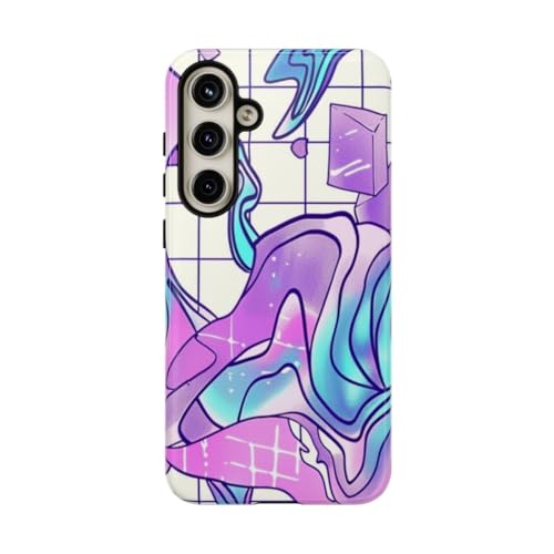 Coque Samsung S24 Plus motif cristal violet protection rigide éclat