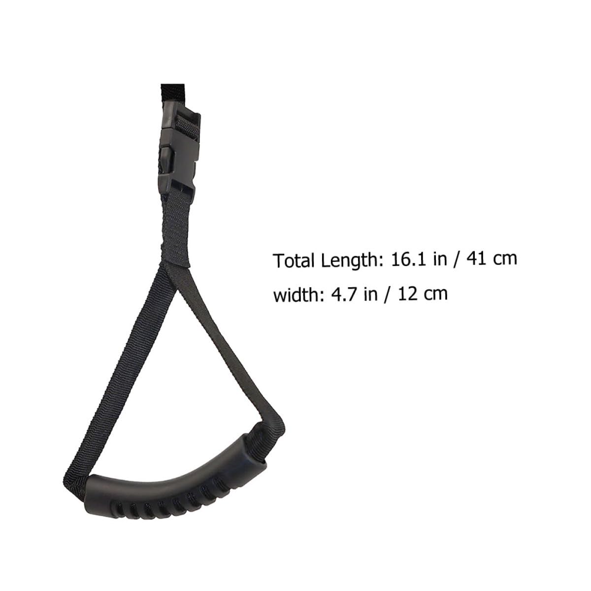 Asa de Soporte para Coche Ergonómica para Ancianos Correa de Nylon Portátil para Asistencia y Seguridad Bajar Vehículos Mango de Resistente y Fácil de Instalar