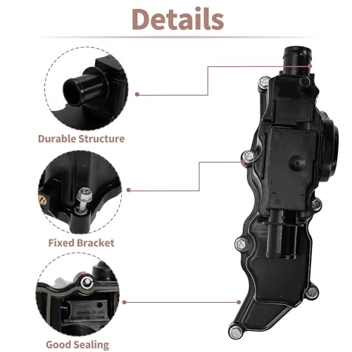 ACROPIX No.LR110464 PCV Valve for Land Rover Discovery Sport 2018-2021 Positive Crankcase Ventilation Valve Washer Plastic Metal Black 1 Set by ACROPIX - Used condition - Image 5