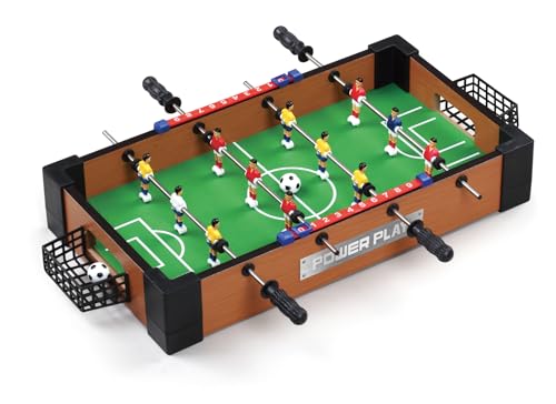 Table de football Power Play 40,6 cm babyfoot compact en bois
