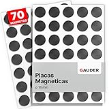 APTO PARA VARIOS OBJETOS: las Placas Magnéticas GAUDER son ideales para pegar una amplia gama de objetos como fotos, postales, documentos y tarjetas.
