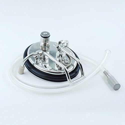Cornelius Style Keg Carbonation Lid Kit With .5 Micron Diffusion Air Stone by Shinehone