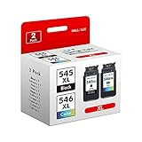 PG-545XL CL-546XL PG545 CL546 XL Druckerpatronen Kompatibel für Canon PG 545XL CL 546XL Patronen Pixma MX490 MX495 TR4550 TR4551 MG2550s MG2555s TS3150 TS3151 (1 Schwarz 1 Farbe)