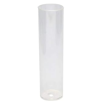 Drosophila Vials 5 Trays, 100 Vials - Disposable Narrow Small Vials Plastic for Observation - Crystal Clear K-Resin Lab Vials w/Straight Wall - Ready to Use Trays of Empty Vials