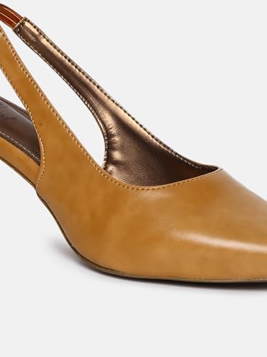 Image of Marc Loire Women Slip on Kitten Heel Pumps for Office Wear