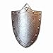 NeoMcc Scudi Decorativo de Cavaliere Maltese Argento Medievale Eagle Shield Scudo Freddo Scheda Plaque Shield Shield Retro Wall Sculpture Decor Scudo de Giocattolo Medievale