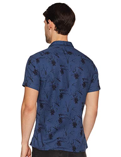 Image of ABOF Men's Floral Slim Fit Casual Shirt