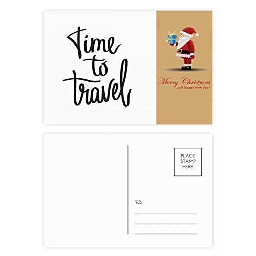 Cartes postales Time to Travel et citations du Père Noël pour partager l'esprit magique des fêtes