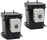 Active Aqua (2) Hydrofarm Grow Flow Ebb & Gro Controller Units w/2 Pumps| GFO7CB