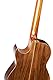 Ortega Guitars Konzert Gitarre Elektro-Akustisch – Slim Neck, Thinline Body – Signature Series – Inklusive Gig Bag und Schutzfolie – Massive Rotfichte, Walnuss, Natur (FLAMETAL-TWO)