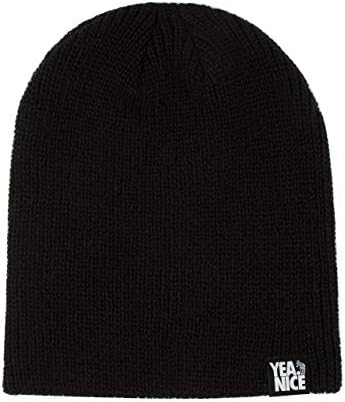 YEA.Nice The Legend Beanie, Black
