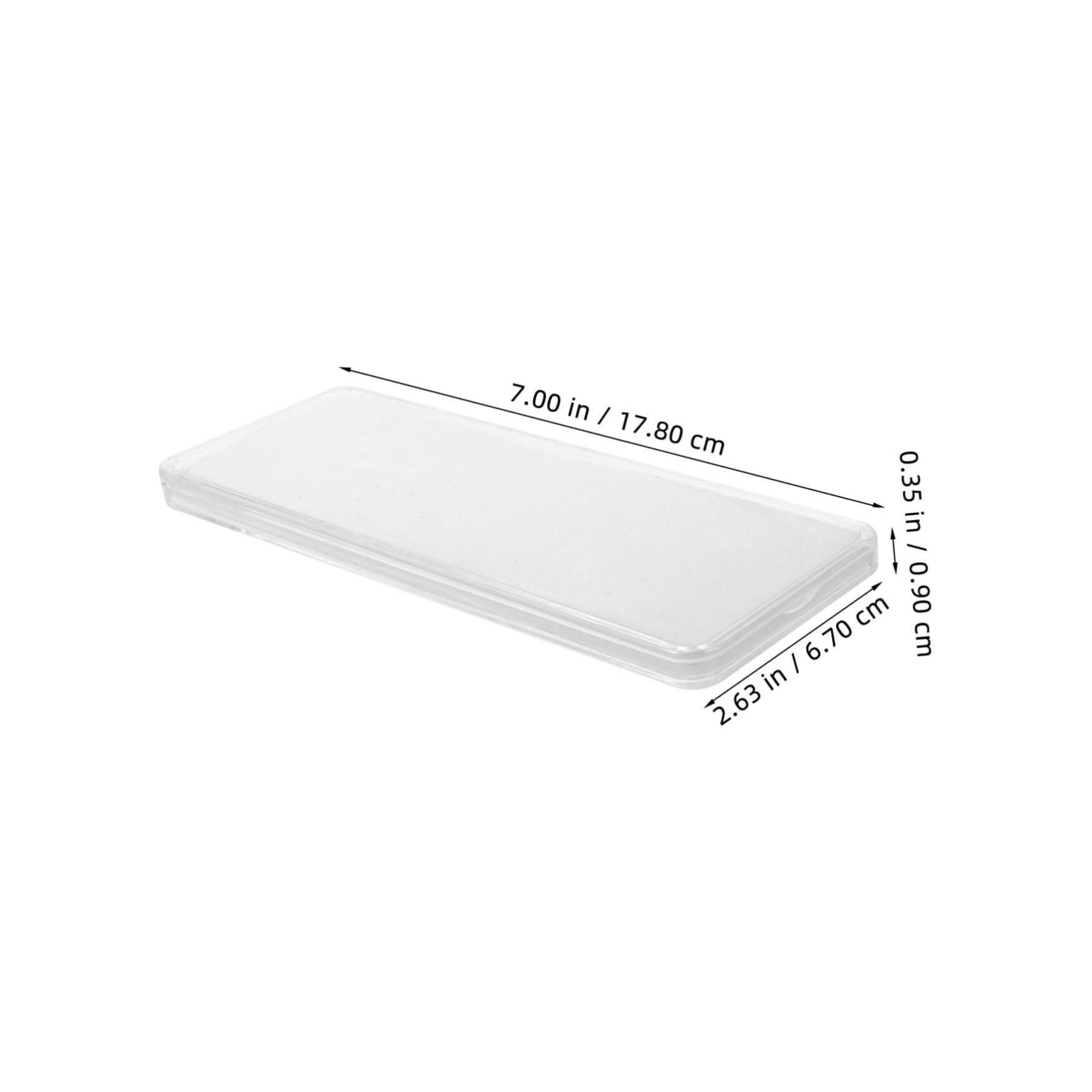 Yardwe Commemorative Coin Storage Case Plastic Coin Holder Box for Coin Collectors Multi Functional Transparent Coin Organizer for Desktop Display and Safe Storage