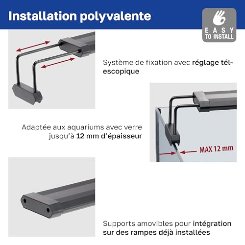 Éviter les algues d'aquarium avec la rampe LED programmable Hydor 36W - 7