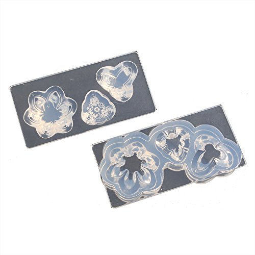 亀島商店 レジンクラフト用 ソフトモールド 多肉植物 立体型A 1組入 KAM-REJ-640